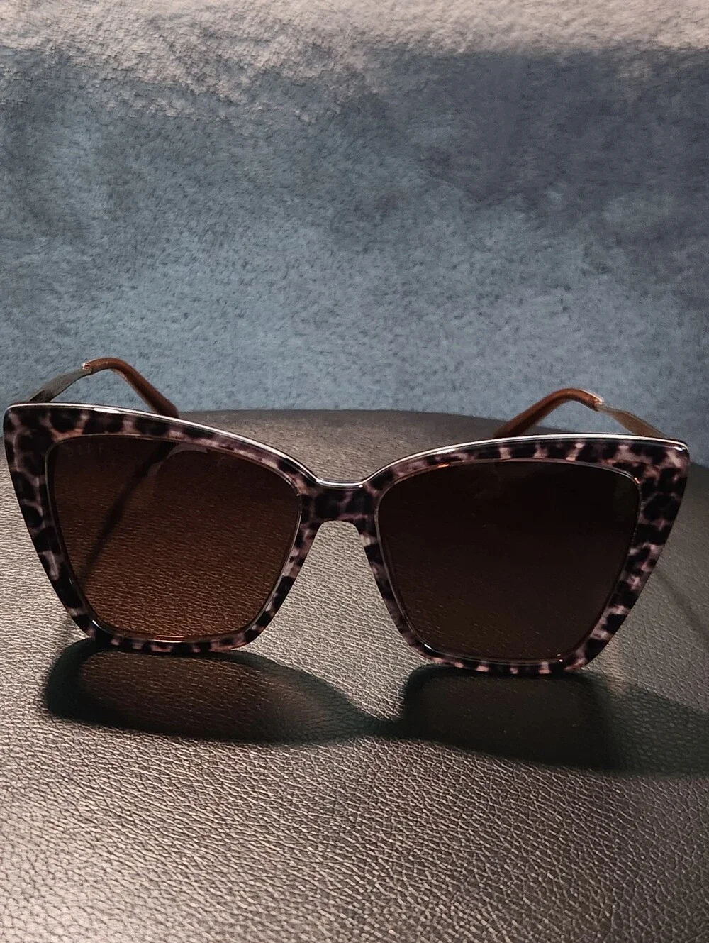 Women's Tortoiseshell Square Sunglasses - Brown Lenses